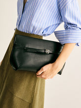 Belt-Decor Compartment Clutch Bag