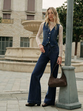 High-Waisted Flared Jeans
