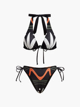 Halter Neck Tie-Back Bikini Set