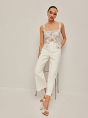 High-Waist Wide-Leg Jeans