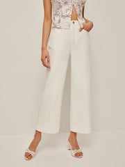 High-Waist Wide-Leg Jeans