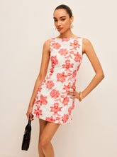 Sleeveless Floral Print Dress