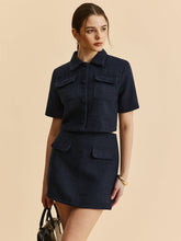 Short-Sleeve Pockets Jacket