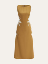 Embroidered Sleeveless Dress