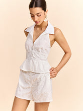 Halter Backless Top and Shorts Set