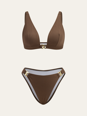 Metal Decor Bikini Set