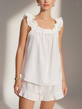 Pure Cotton Ruffle Shorts Set