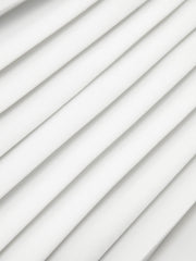Contrast Pleated Panel Mini Skirt