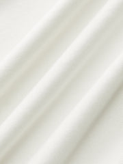 Semi-Sheer Ruched Waist Long-Sleeve Top