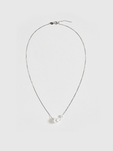 Dual Pearl Pendant Necklace