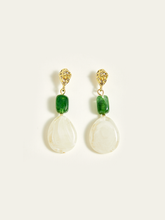 Irregular Resin Bead Drop Earrings