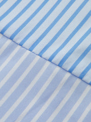 Metal Detail Striped Maxi Skirt