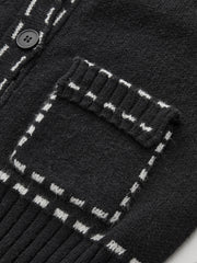 Contrast Trim Cardigan