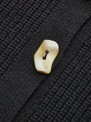 2 in 1 Denim Paneled Knit Cardigan