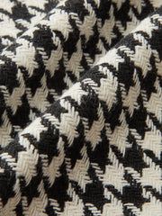 Houndstooth Belted Mini Skirt