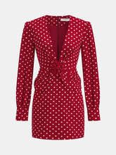 Polka Dot Rosette Top and Skirt Set