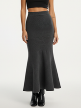 Knit Mermaid Midi Skirt