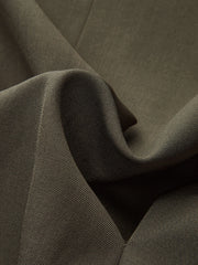 Stand-Collar Belted Trench Coat