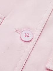 PU Collar Cropped Jacket