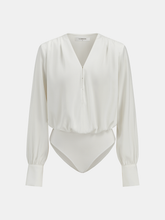 Satin Hook-and-Eye Bodysuit
