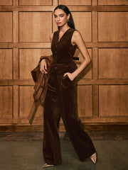 Button-Front Corduroy Vest