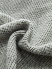 Tie Neck Metal Button Knit Cardigan