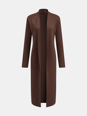 Three-Piece Knit Turtleneck Top Cardigan Pants Set