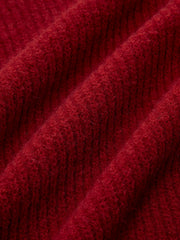 Turtleneck Ribbed Sweater Vest