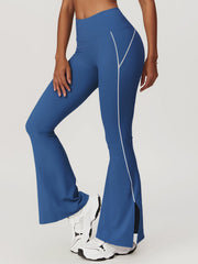 High Waist Hip-Lifting Flare Leggings