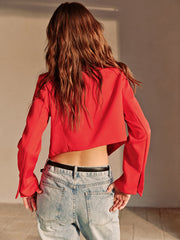 Split Crop Jacket
