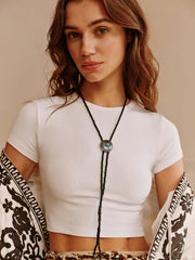 Vintage Turquoise Sunflower Pendant Necklace