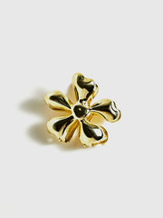 Golden Flower Hair Claw