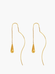 Water Drop Tassel Earrings