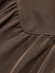 Pleated Umbrella Shape Skirt