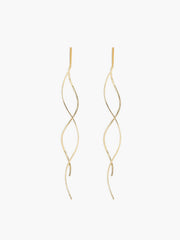 Spiral Tassel Earrings