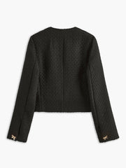 Golden Bow Tweed Jacket