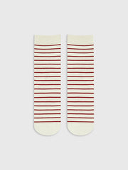 Contrast Striped Stacking Socks