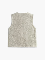 Round Neck Bow Front Vest