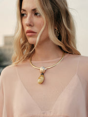 Minimalist Drop Pendant Necklace