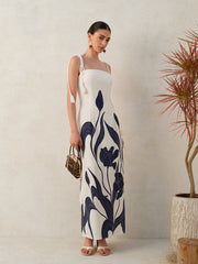 Floral Tie-Back Cami Dress