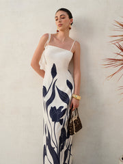 Floral Tie-Back Cami Dress