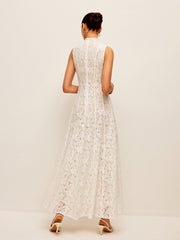 Semi-Sheer Lace Dress
