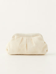 Woven Cloud Clutch Bag