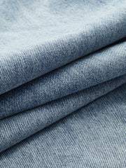 Asymmetric Waist Wide-Leg Jeans