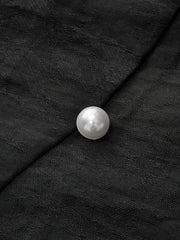 Asymmetrical Pearl Button Vest