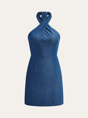 Halter Neck Mini Dress