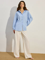 Oversized Button-Down Shirt