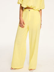 Mid-Waisted Wide-Leg Pants