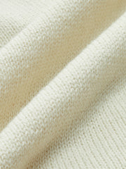 Contrast Trim Tie-Front Knit Vest