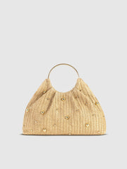 Beaded Crochet Hobo Bag